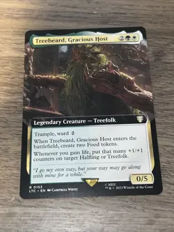 MTG Treebeard, Gracious Host Tales of Middle-earth Commander 0153 Regular Rare - Image 1