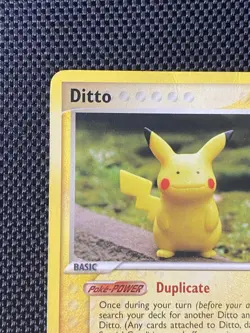 Ditto (Pikachu) 63/113 Non-Holo Pokemon EX Delta Species 2005 HP - Image 2