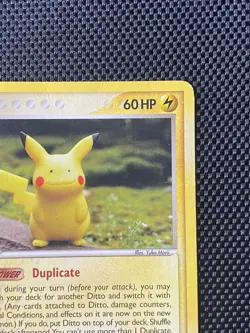 Ditto (Pikachu) 63/113 Non-Holo Pokemon EX Delta Species 2005 HP - Image 3