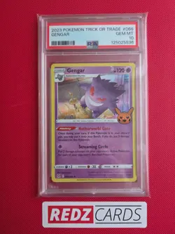 PSA 10 Gengar Trick or Trade Holo 66/196 Graded Pokemon Card GEM MINT - Image 1