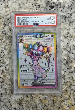 Espeon ex SVP175 Sv: Scarlet & Violet Promo Cards Holo PSA 10 - Image 1