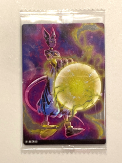 Beerus - 4-10 N - Dragon Ball - Wafer / Itajaga Card Brand New Sealed - Image 1