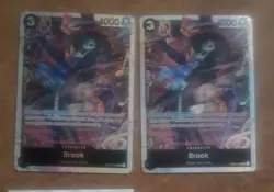 Brook EB01-046 SR (×2) One Piece Card Game English (Peak Condition) - Image 1