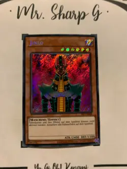 JINZO - PSV-DE000 DEUTSCH Yu-Gi-Oh! CARD SECRET RARE HOLO KONAMI TCG ORIGINAL - Image 2