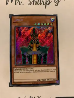 JINZO - PSV-DE000 DEUTSCH Yu-Gi-Oh! CARD SECRET RARE HOLO KONAMI TCG ORIGINAL - Image 3