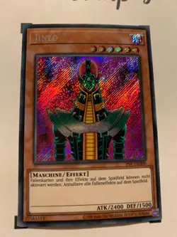 JINZO - PSV-DE000 DEUTSCH Yu-Gi-Oh! CARD SECRET RARE HOLO KONAMI TCG ORIGINAL - Image 5