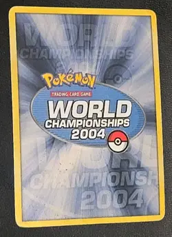 GARDEVOIR 7/109 2004 WORLD CHAMPIONSHIPS POKEMON CARD WITH GAME FREAK CARD COVER - Image 2