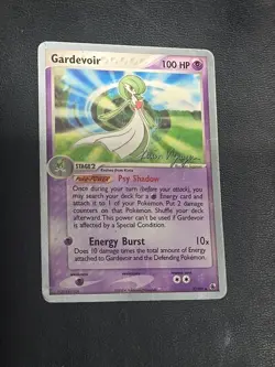 GARDEVOIR 7/109 2004 WORLD CHAMPIONSHIPS POKEMON CARD WITH GAME FREAK CARD COVER - Image 3