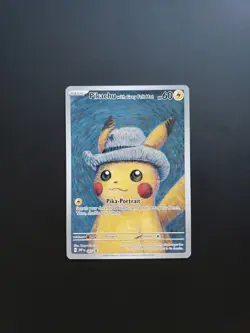 Pikachu with Grey Felt Hat SVP 085 Van Gogh Promo Card NM/M - Image 1