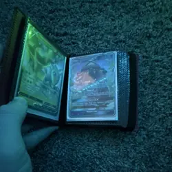Pokemon Holo Card Lot in CardGuard Binder Ampharos V Tapu Fini GX Tapu Koko GX - Image 4