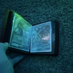 Pokemon Holo Card Lot in CardGuard Binder Ampharos V Tapu Fini GX Tapu Koko GX - Image 5