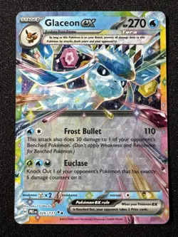 Glaceon Ex 26/131 Prismatic Evolutions PRE -Near Mint- Pokemon TCG - Image 1