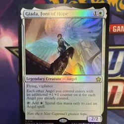 MTG Foundations *FOIL* R Giada, Font of Hope #0141 - Image 1