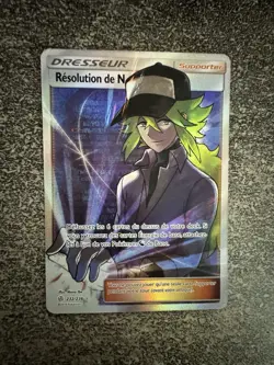 RESOLUTION DE N FULL ART - POKEMON 232/236 SL12 ECLIPSE COSMIQUE NEUF FR - Image 1