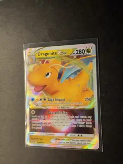 Pokemon Go Dragonite Vstar 050/078 Fullart Holo Dragoran Karte 2022 EN NM - Image 2