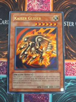 Yu-Gi-Oh! TCG Kaiser Glider DR1-EN213 Ultra Rare Unlimited NM/LP - Image 1