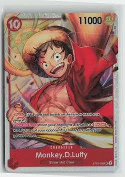 Monkey.D.Luffy ST10-006 One Piece Ultra Deck: The Three Captains SR NM English - Image 1