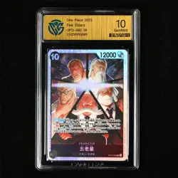 CCG 10 GemMint 2025 One Piece JPN Five Elders OP13-082 SR - Image 2