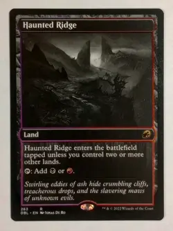 MTG - Haunted Ridge - Innistrad: Double Feature 263 - Regular Rare - Image 1