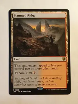 Haunted Ridge 0280 Mtg Magic The Gathering Regular Rare INR NM - Image 1