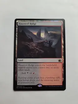 MTG - Haunted Ridge Innistrad: Midnight Hunt Foil Rare #263 - Image 1