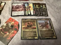 Mtg Fallout Dogmeat & Caesar Commander 2 Decks Unplayed Universes Beyond sleeved - Image 3