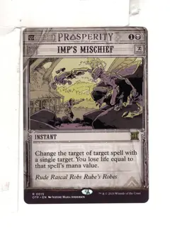 MTG SkeenAB Imp's Mischief from OTP. NM. - Image 1