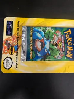 1999 WOTC Pokemon Base Set Sealed Booster Blister Pack Venusaur - Image 4
