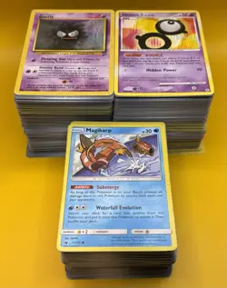 Pokemon TCG Mixed Non Holo Card Lot + Pikachu Collectors Chest #2! - Image 1