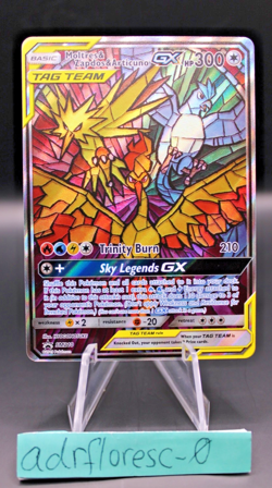 Moltres Zapdos Articuno GX 2019 Pokemon SM Hidden Fates ETB Promo #SM210 - Image 1