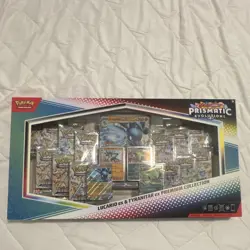 Pokemon TCG Prismatic Evolutions Lucario & Tyranitar ex Collector's Edition Box - Image 1