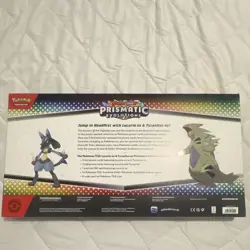 Pokemon TCG Prismatic Evolutions Lucario & Tyranitar ex Collector's Edition Box - Image 2