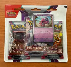 Pokemon - Scarlet and Violet - Paldea Evolved - 3 Pack Blister New FactorySealed - Image 1