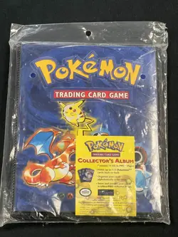 Vintage Pokemon Collector's Album Sealed Charizard, Venusaur, Blastoise, Pikachu - Image 1