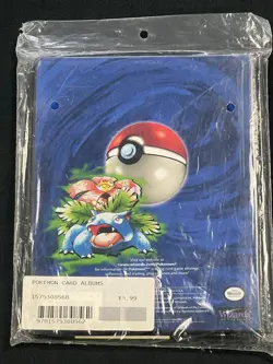 Vintage Pokemon Collector's Album Sealed Charizard, Venusaur, Blastoise, Pikachu - Image 2