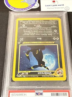 2001 POKEMON NEO DISCOVERY # 13/75 UMBREON HOLO - PSA 5 - - Image 3