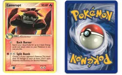 Camerupt Rare Pokemon TCG Deoxys 4/107 LP - Image 3