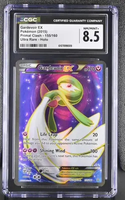 CGC 8.5 NM/MINT+ Gardevoir EX 155/160 Ultra Rare Holo Primal Clash Pokemon - Image 1