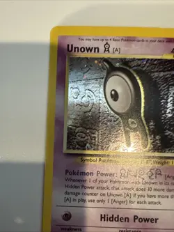 Pokemon Unown A 14/75 Holo Neo Discovery - Image 2