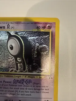 Pokemon Unown A 14/75 Holo Neo Discovery - Image 5