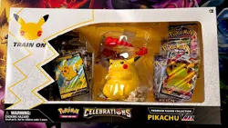 Pokemon TCG Celebrations Pikachu VMAX Premium Figure Collection Box New SEALED! - Image 1