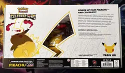 Pokemon TCG Celebrations Pikachu VMAX Premium Figure Collection Box New SEALED! - Image 2
