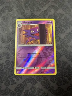 Haunter 37/111 Reverse Holo Uncommon Pokemon SM Crimson Invasion 2017 - Image 1