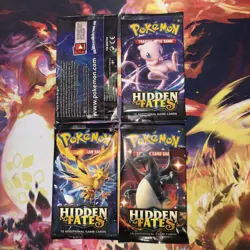 Pokemon Hidden Fates Booster Pack Complete Set - Image 2