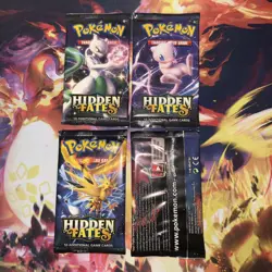 Pokemon Hidden Fates Booster Pack Complete Set - Image 5