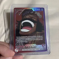ONE PIECE GOL.D.ROGER OP13-003 LEADER ALT ART CARRYING ON HIS WILL ENGLISH - Image 1