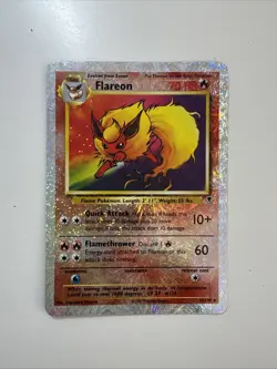 Flareon Reverse holo 10/110, 2002 Legendary Collection, Pokemon Card TCG NM - Image 1