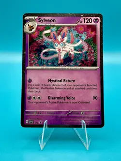 Pokemon TCG 2025 Sylveon 172 Cosmos Holo Scarlet & Violet Promo Card NM - Image 1