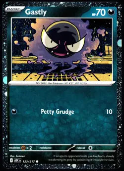 Pokemon TCG Gastly 123/217 Ascended Heroes Cosmos Holo Promo Card - NM - Image 1
