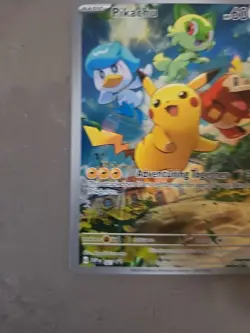 Pokemon Card Pikachu Svp Black Star Promos SVP027 Holo Promo Full Art #27 NM - Image 2